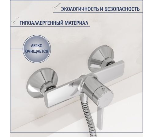 Смеситель Lauter Art 21CK9680C с лейкой Fleur 21S00126