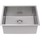 Кухонная мойка Paulmark Lassan 49 UNI LA49-BS стальной/брашированная сталь