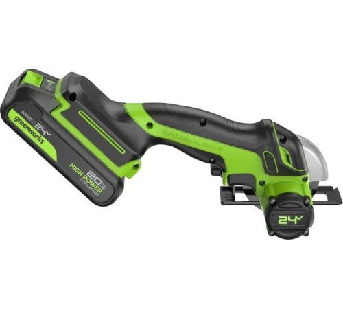 Угловая шлифмашина Greenworks GD24UCS 3402007CUA с 1-им АКБ