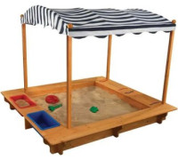 Песочница KidKraft 00165 белый/темно-синий