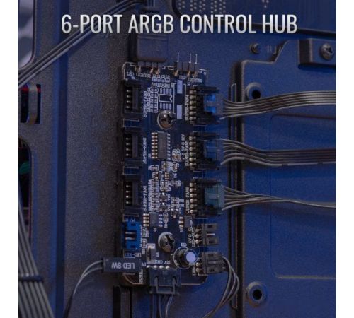 Корпус AeroCool Skribble SKRIBBLE-G-BK-V1
