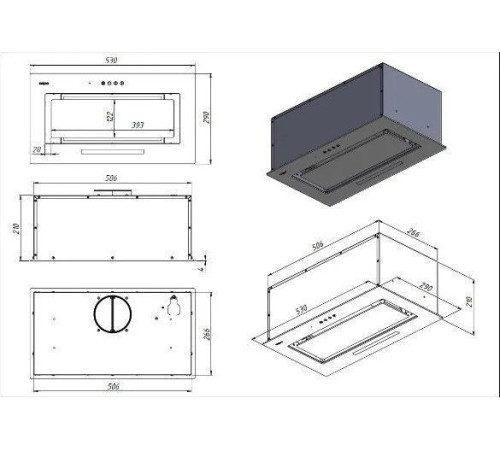 Кухонная вытяжка Akpo Falco 60 wk-11 черный