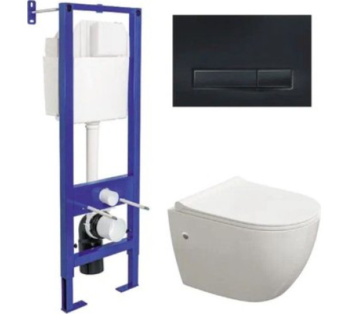 Унитаз подвесной Berges Wasserhaus 042445 с сиденьем