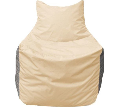 Кресло-мешок Flagman Фокс Ф2.1-140 слоновая кость/серый