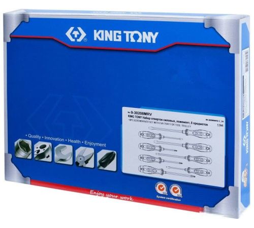 Набор отверток King Tony 9-30208MRV 8 предметов