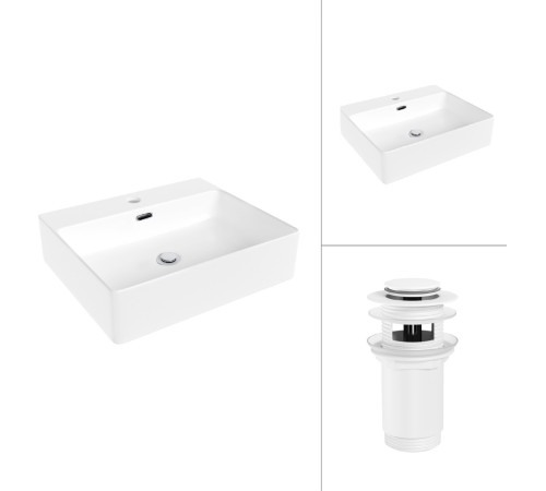 Умывальник Lauter 21478 + клапан 21190W