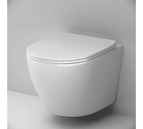 Унитаз подвесной AM.PM Like AquaSpin 2.0 C801901SC с сиденьем
