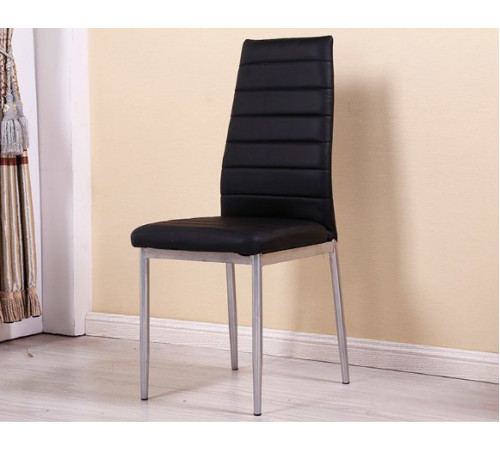 Стул Mio Tesoro Джия DC-060 черный/хром