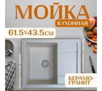 Кухонная мойка Saniteco Fortis бежевый