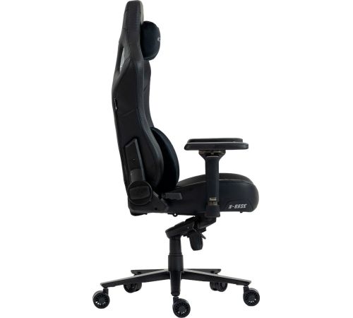 Игровое геймерское кресло Evolution Nomad PRO X-Base Black черный