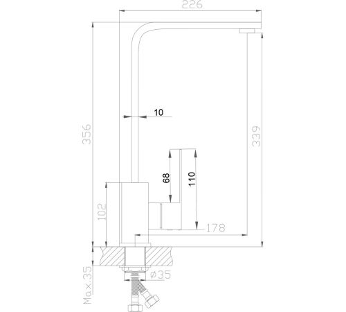 Смеситель Ekko E70803-7
