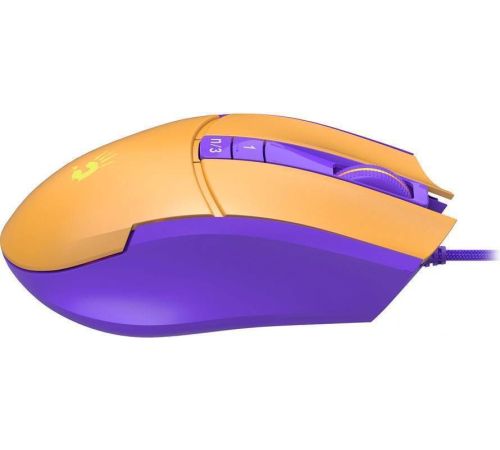 Игровая мышь A4Tech Bloody L65 Max желтый/фиолетовый