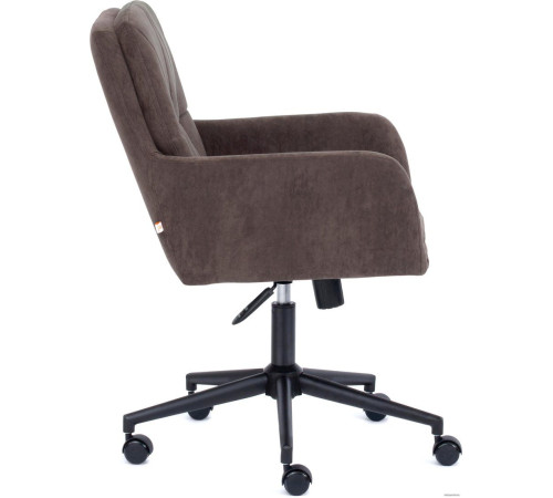 Офисное кресло TetChair Garda флок, коричневый