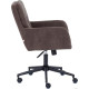 Офисное кресло TetChair Garda флок, коричневый