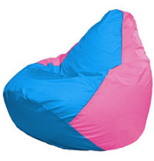 Кресло-мешок Flagman Груша Мини L Г0.1-277 голубой/розовый