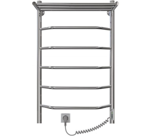 Полотенцесушитель Granula Трапеция 50x80 D32 с полкой терморегулятор с таймером