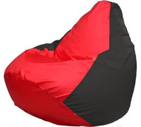 Кресло-мешок Flagman Груша Мега красный/черный