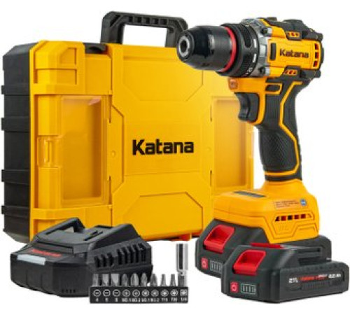 Дрель-шуруповерт Katana BCD5501 с 2-мя АКБ, кейс