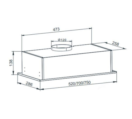 Кухонная вытяжка ZorG Classico 850 52 M нержавеющая сталь