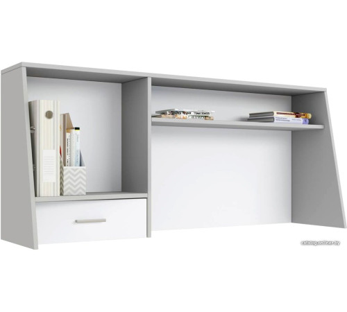 Стол Polini Kids Aviv 1455 0002083.118 белый/серый/белый