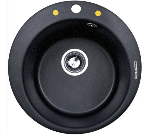 Кухонная мойка Zigmund & Shtain Kreis 480 темная скала