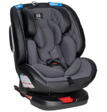 Детское автокресло Farfello YB102A темно-серый/экокожа