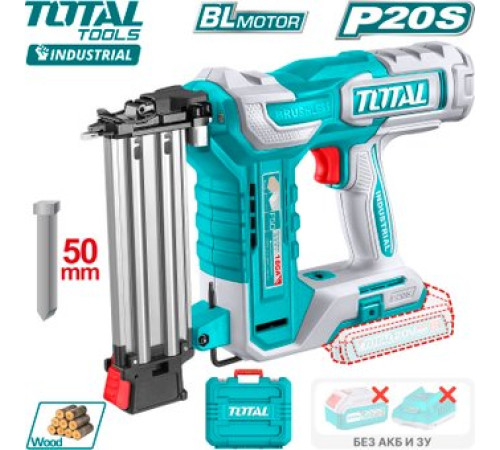 Гвоздезабиватель Total TCBNLI5005 без АКБ, кейс