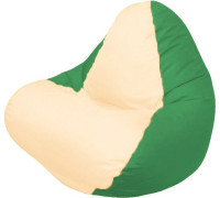 Кресло-мешок Flagman Relax Г4.1-017 зеленый/бежевый