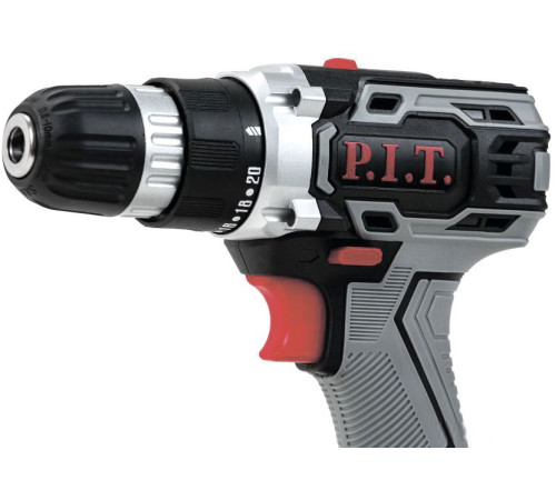 Дрель-шуруповерт P.I.T. PSR18-D3 Promo с 1-им АКБ, набор оснастки