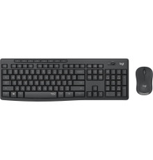 Клавиатура + мышь Logitech MK295 Silent Wireless Combo 920-009807 графитовый