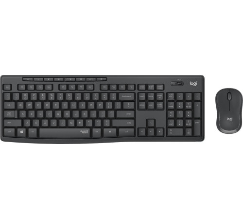 Клавиатура + мышь Logitech MK295 Silent Wireless Combo 920-009807 графитовый