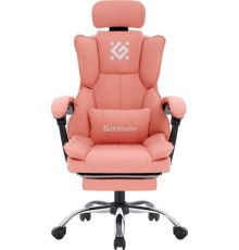 Игровое геймерское кресло Defender Ego розовый