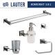 Набор аксессуаров для ванной Lauter 21SH6061 + 21SH6171 + 21SH6091 + 21SH6071 + 21SH6021 Chrome, 5 предметов