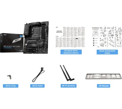 Материнская плата MSI Pro B760-P WiFi DDR4