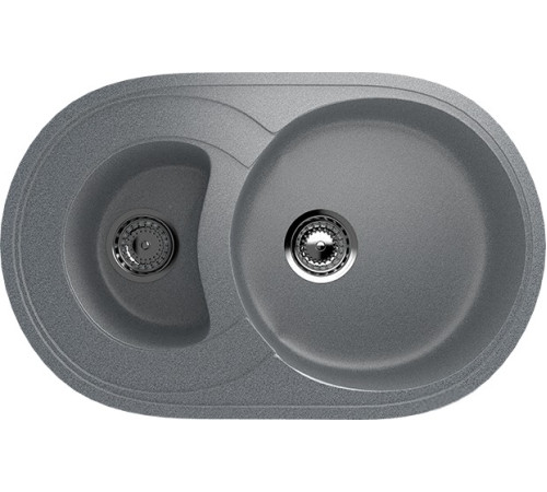 Кухонная мойка Ulgran U-504 темно-серый
