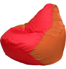 Кресло-мешок Flagman Груша Макси Г2.1-176 оранжевый/красный