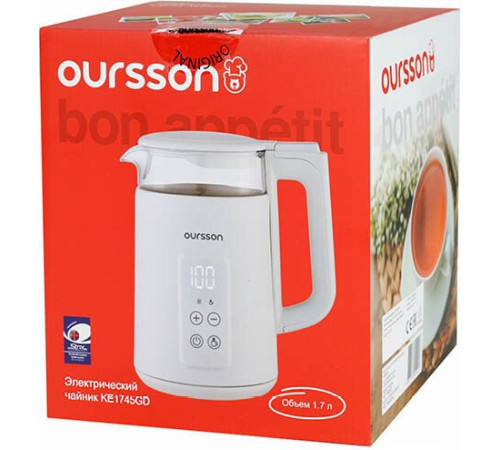 Электрический чайник Oursson KE1745GD/IV