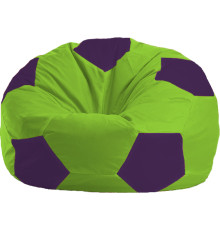 Кресло-мешок Flagman Мяч Стандарт М1.1-155 салатовый/фиолетовый