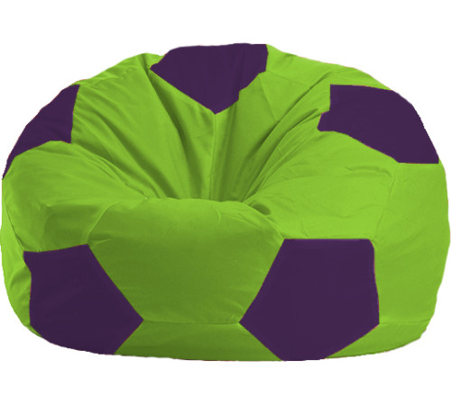 Кресло-мешок Flagman Мяч Стандарт М1.1-155 салатовый/фиолетовый