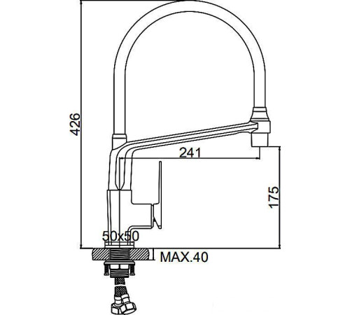 Смеситель Ledeme L4078-2