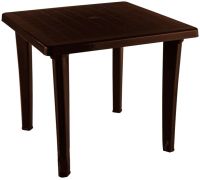 Стол Элластик-Пласт Квадратный 85x85x74 шоколадный
