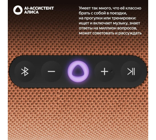 Умная колонка Яндекс Станция Стрит оранжевый