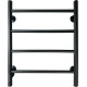 Полотенцесушитель Ростела Виктория 50x60/4 с диммером, черный левый