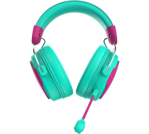 Наушники IO by Red Square Graphite 2 бирюзовый/розовый