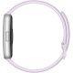 Фитнес-браслет Huawei Band 11 серебристый полимерный корпус, с сиреневым силиконовым ремешком, международная версия
