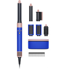 Фен-стайлер Dyson Airwrap Complete Long HS05 с переходником на евровилку, синие румяна