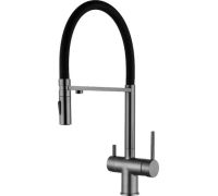 Смеситель Filarete Roun FL3020BG оружейная сталь