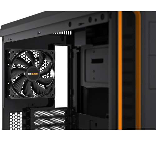 Корпус be quiet! Pure Base 600 с окном черный/оранжевый с окном