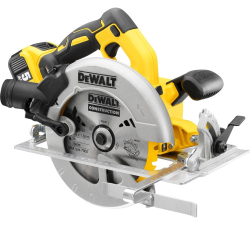 Дисковая циркулярная пила DeWalt DCS570P2 с 2-мя АКБ, кейс