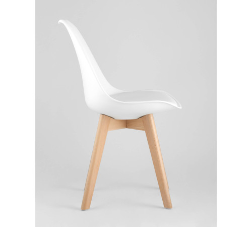 Стул Stool Group Frankfurt New Y863 белый/деревянные ножки